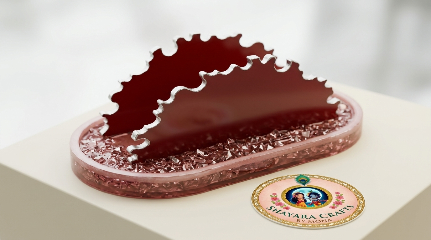 Resin Tissue Holder — handmade resin art personalized gift Delhi NCR | Shayara Crafts